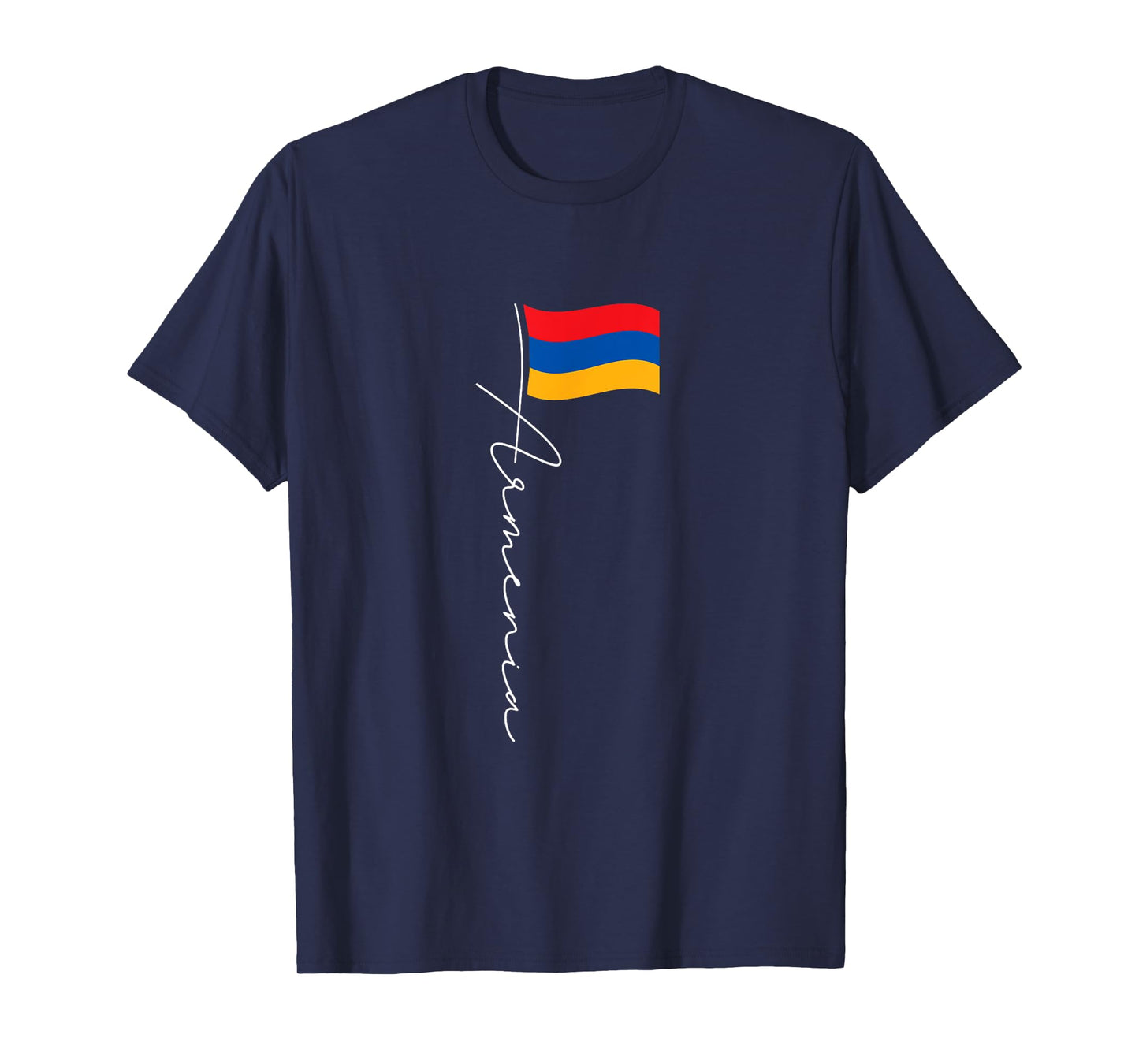Armenia Signature Flag Pole - Patriotic Armenian Flag T-Shirt