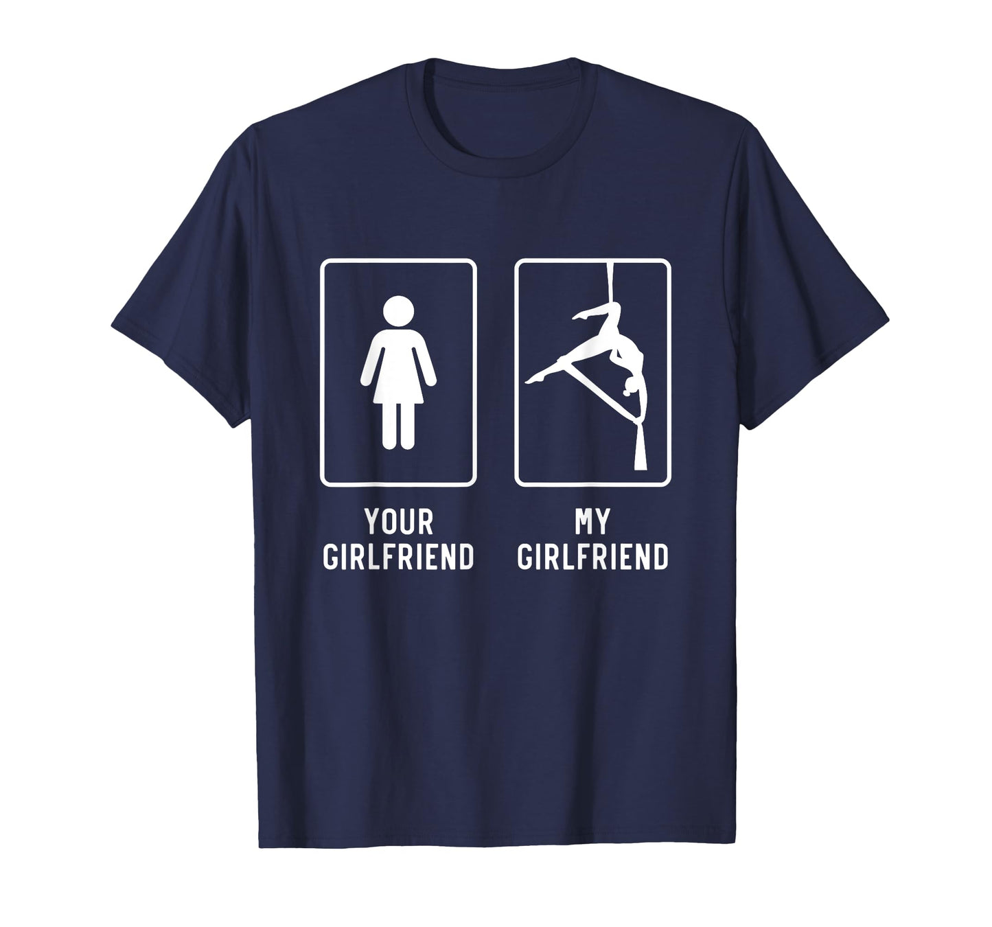 Hammock Silk Girlfriend Funny Aerial Yoga Gifts For BF T-Shirt