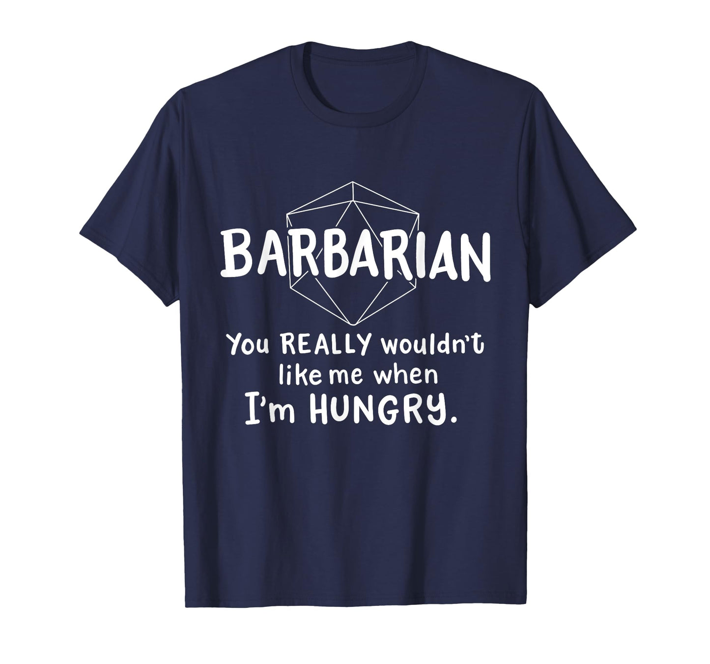 Barbarian Funny Character Joke Roleplaying Games RPG Gamer T-Shirt
