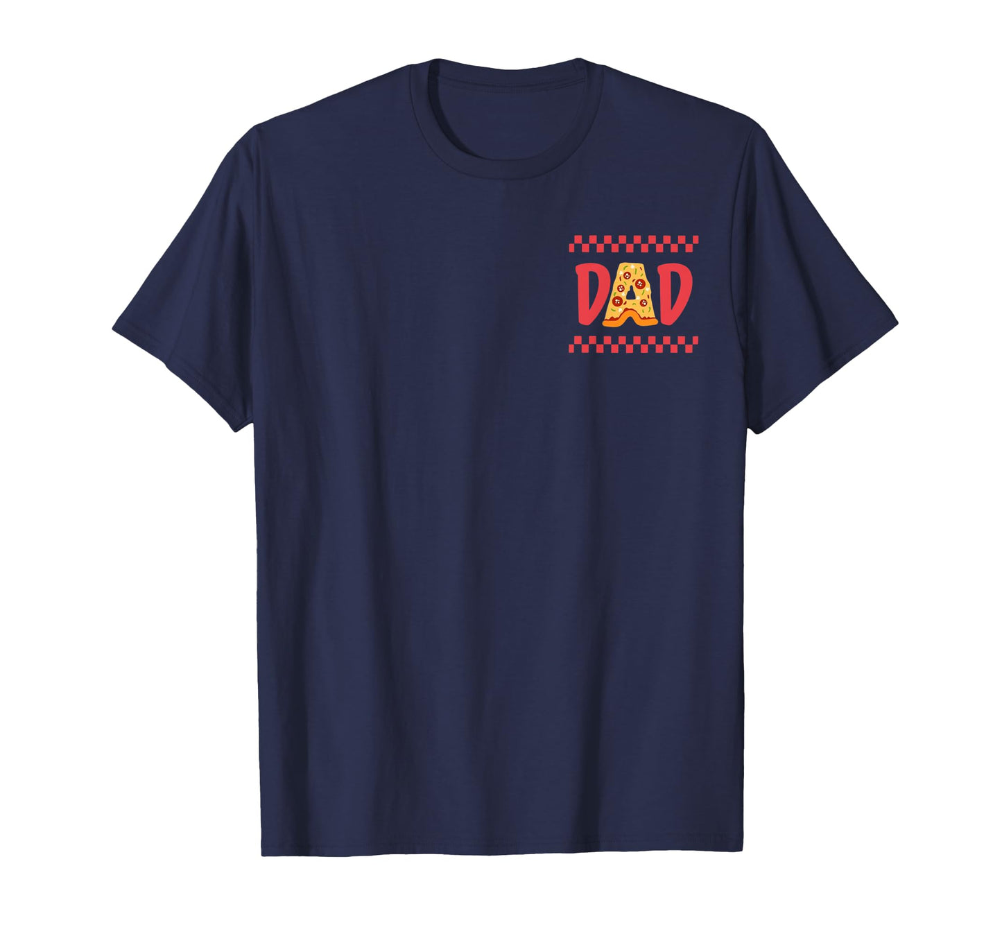 Dad Birthday Pizza 1st Birthday Pizza Family Matching Dada T-Shirt