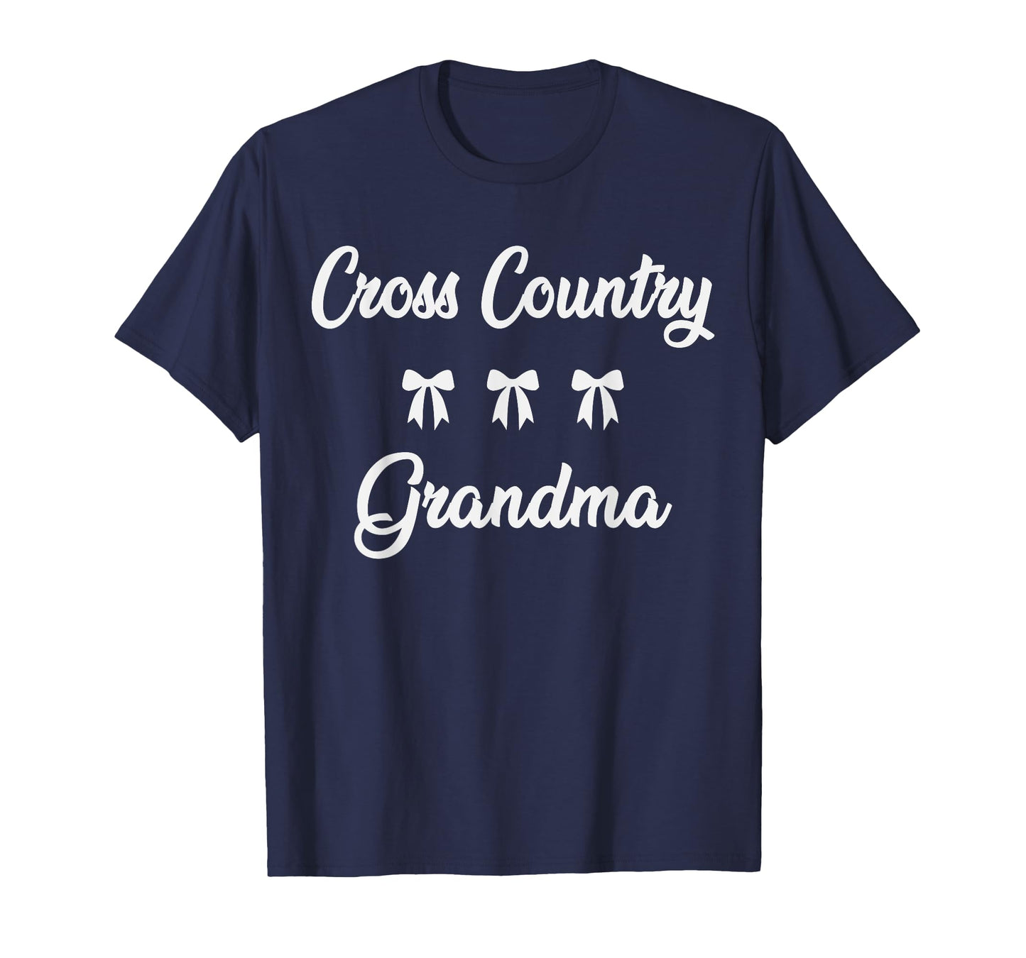 Cross Country Grandma Funny Running XC Stylish Nana Game Day T-Shirt