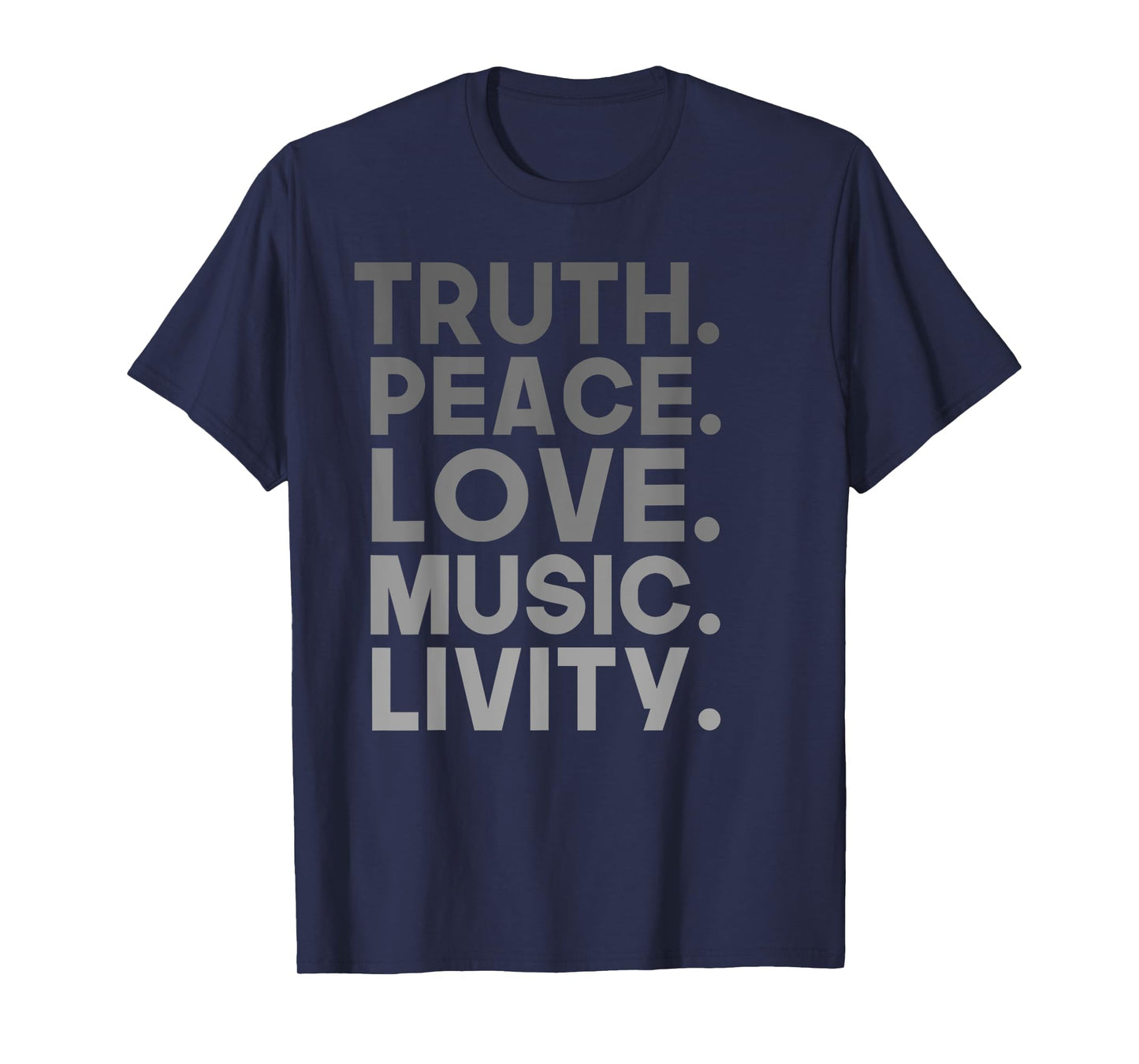 Truth Peace Love Music Livity Reggae Rasta T-shirt T-Shirt