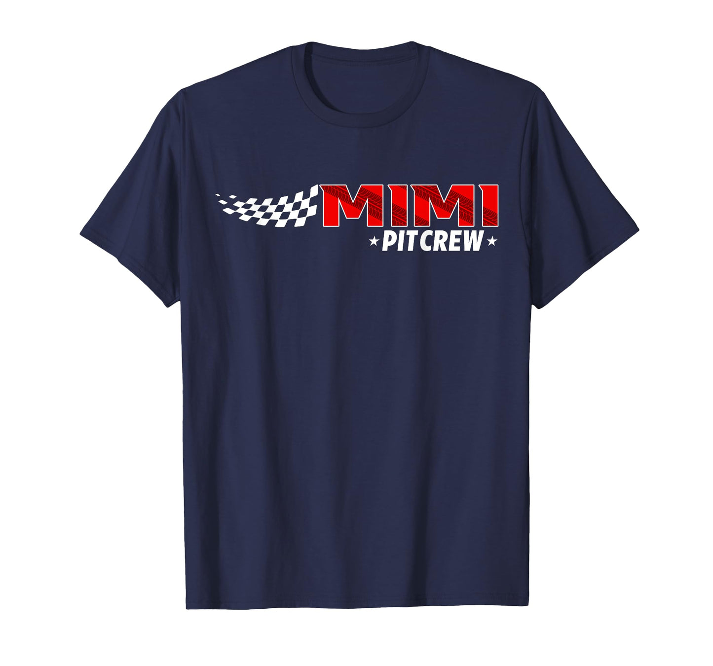 Race Car Birthday Party Racing Family Mimi Pit Crew T-Shirt