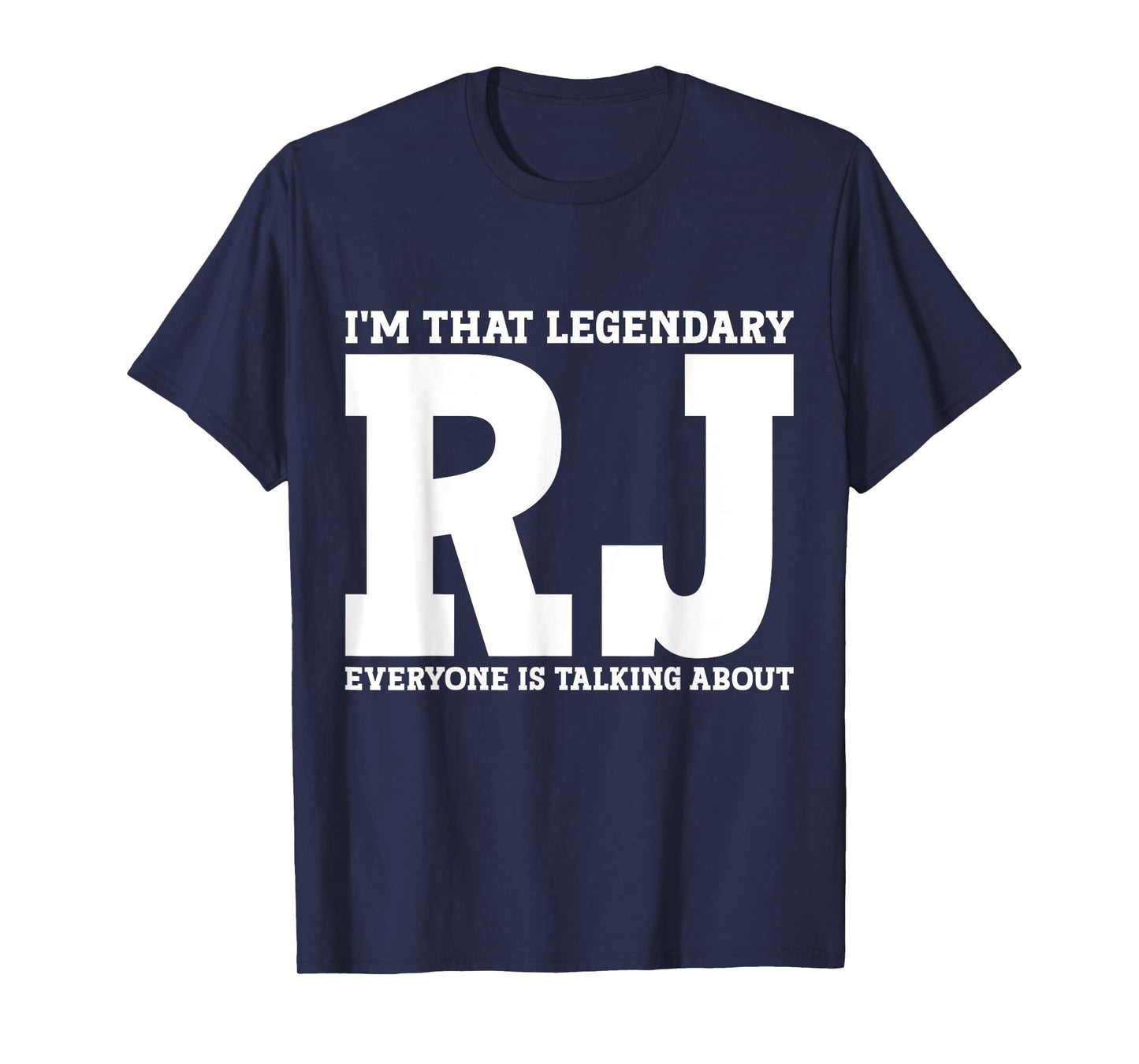 Rj Personal Name First Name Funny Rj T-Shirt