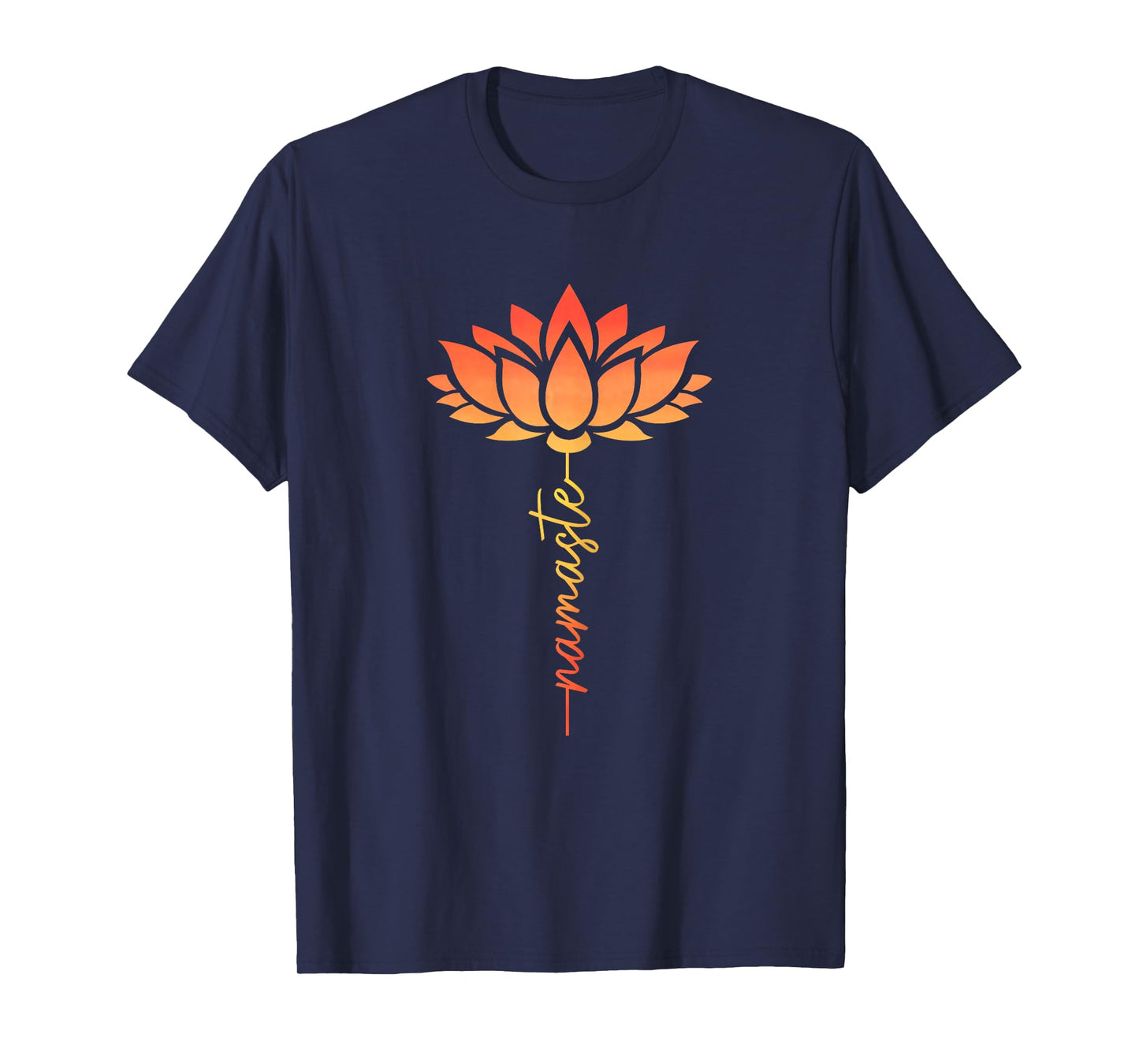 Namaste Lotus Flower Yoga Zen Buddhism Buddha Spiritual T-Shirt