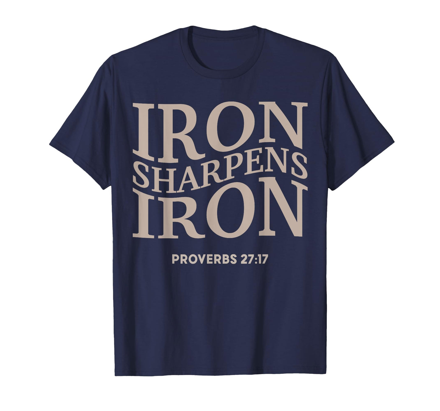 Kids Iron Sharpens Iron Youth Christian Jesus Women Men Boys T-Shirt
