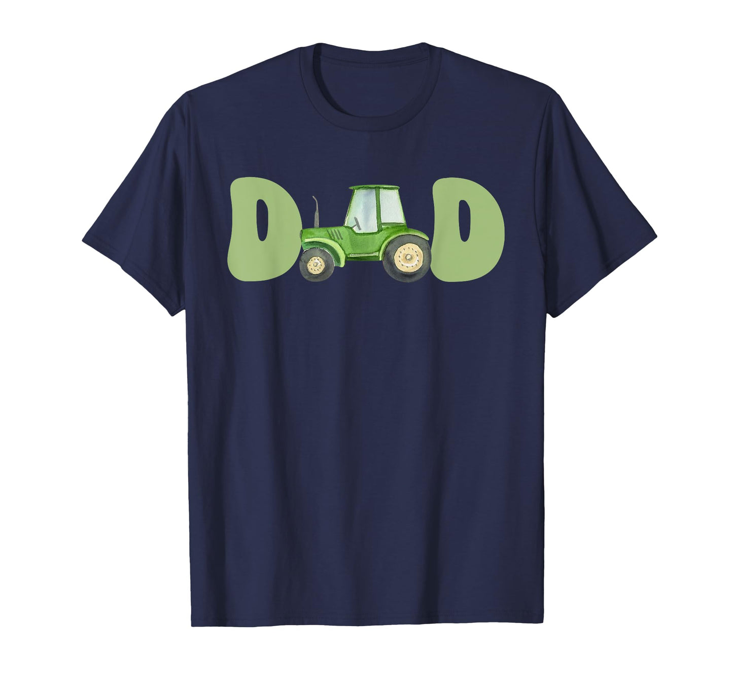 Dad of The Birthday Boy Tractors Farm Trucks Farmer Family T-Shirt