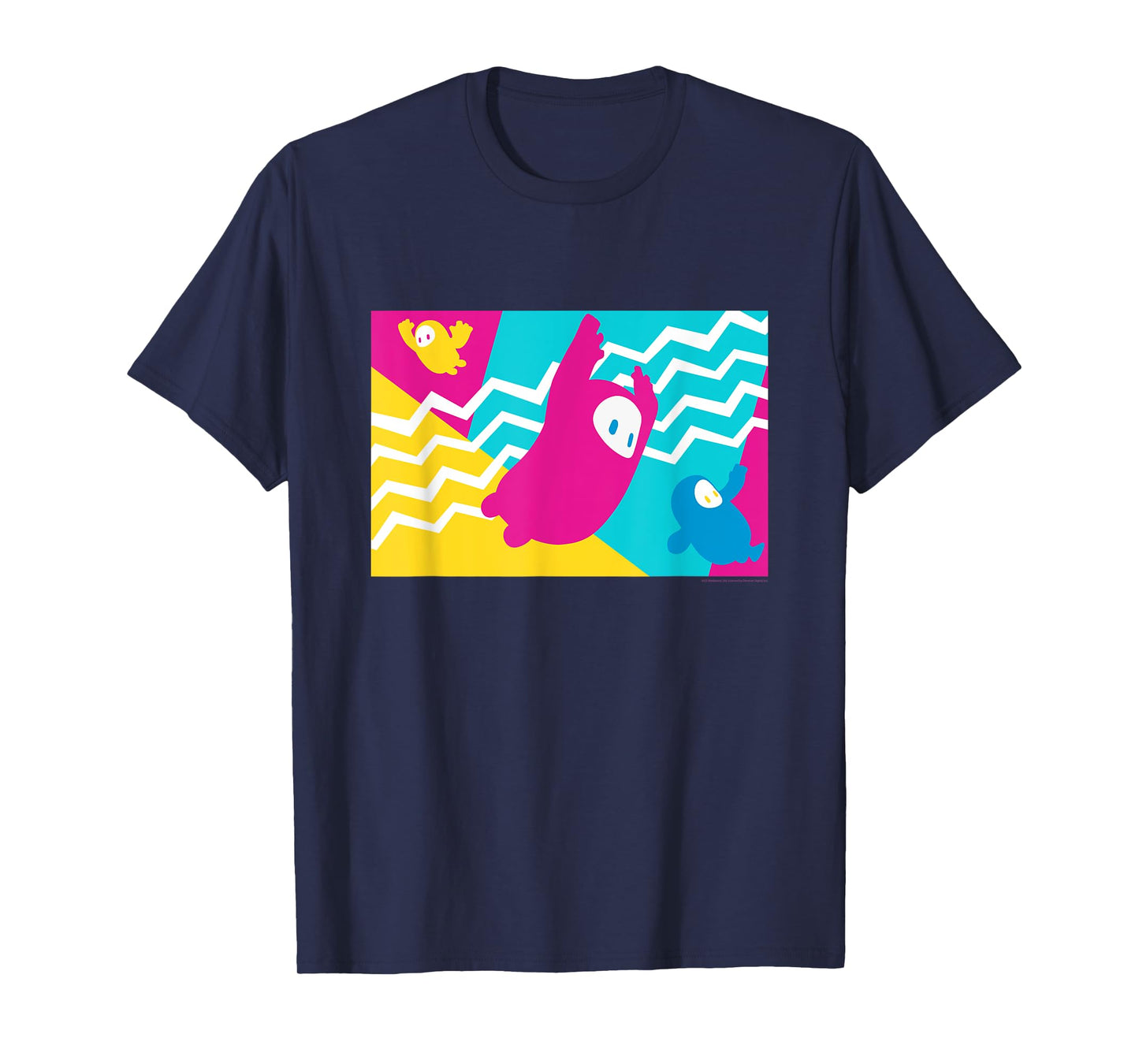 Fall Guys Epic Retro Graphic Panel T-Shirt