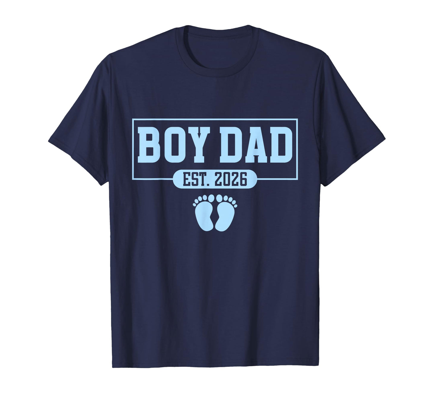 Men boy Dad Est 2026 Newborn Daddy Father Baby boy Son T-Shirt