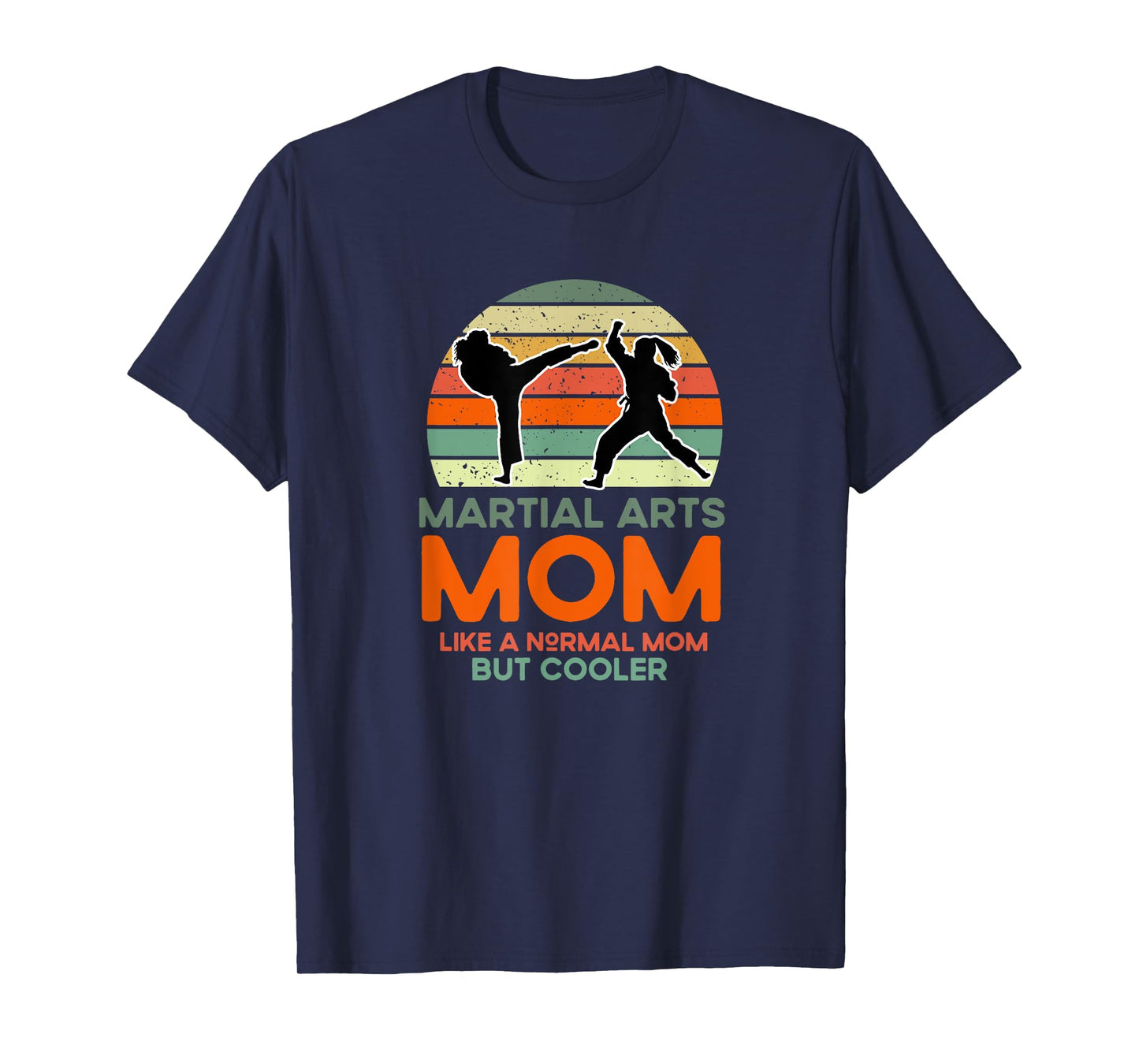 Martial Arts Mom Vintage Retro Apparel For Mothers T-Shirt