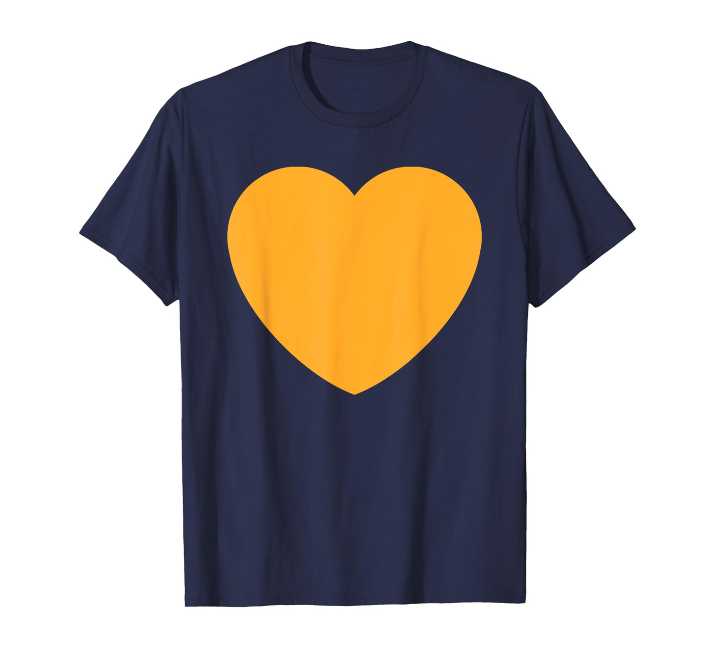 Orange Heart T-Shirt
