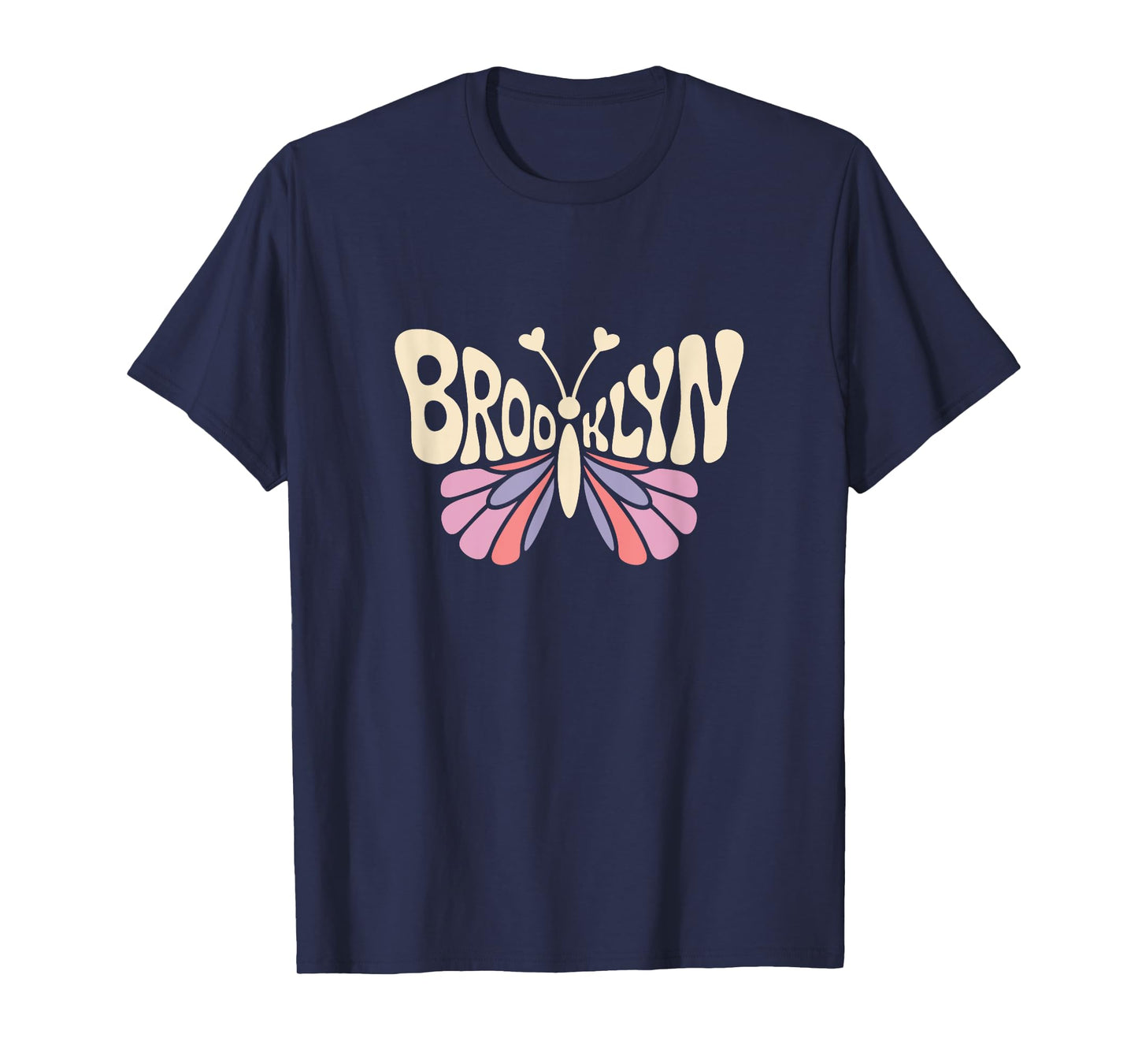 Brooklyn Butterfly - Personalized Cute Name Word Art T-Shirt