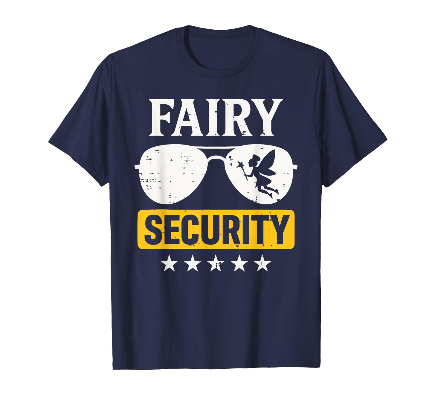 Fairy Security Funny Halloween Costume Squad Men Women Kids T-Shirt