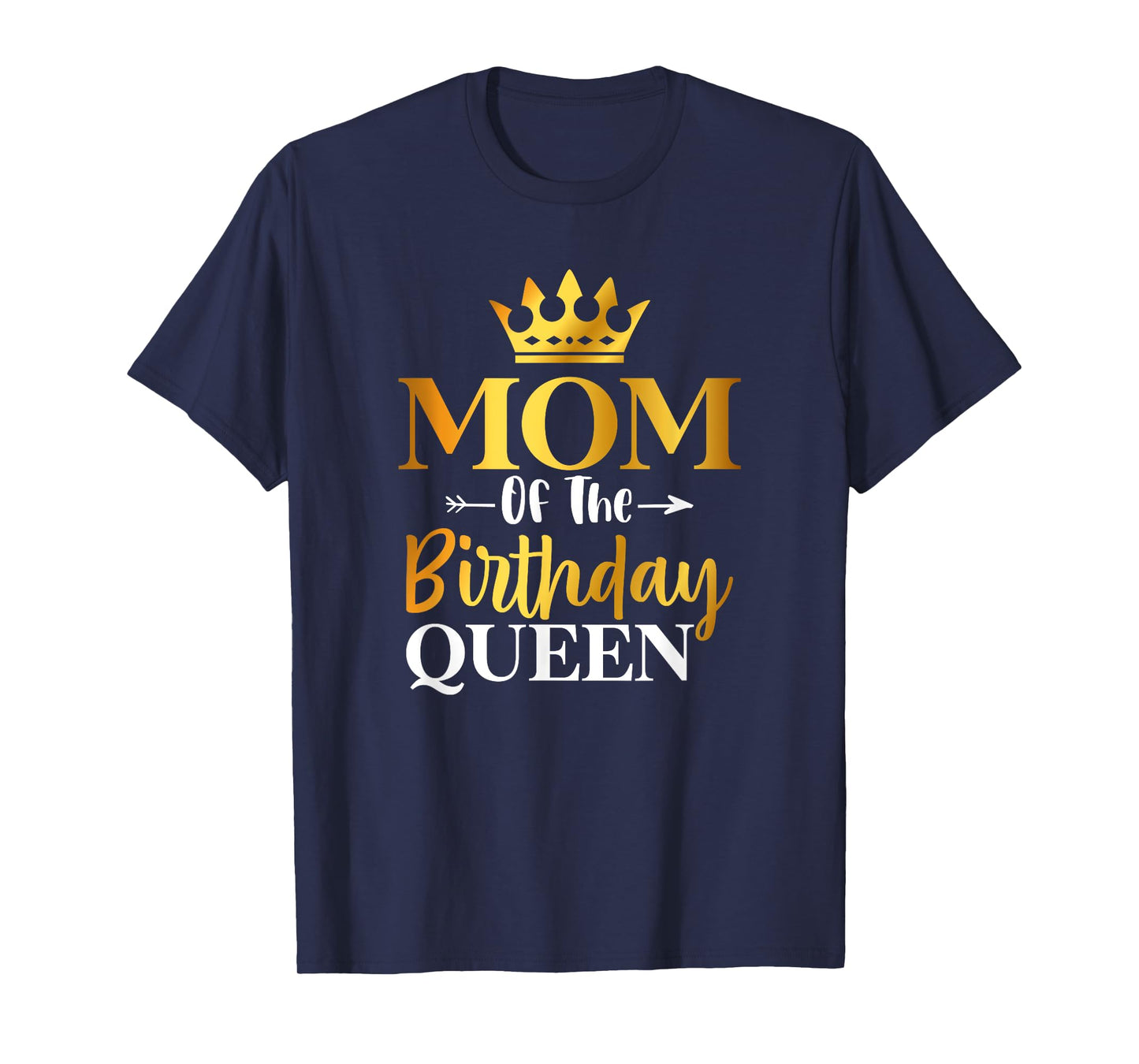 Mom Of The Birthday Queen Funny Matching Birthday Party T-Shirt