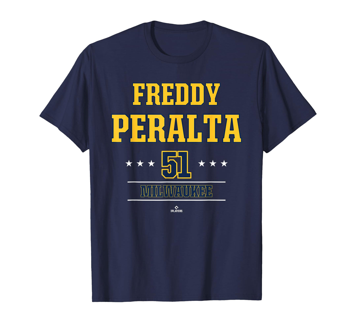 Baseball Star Freddy Peralta Milwaukee MLBPA T-Shirt
