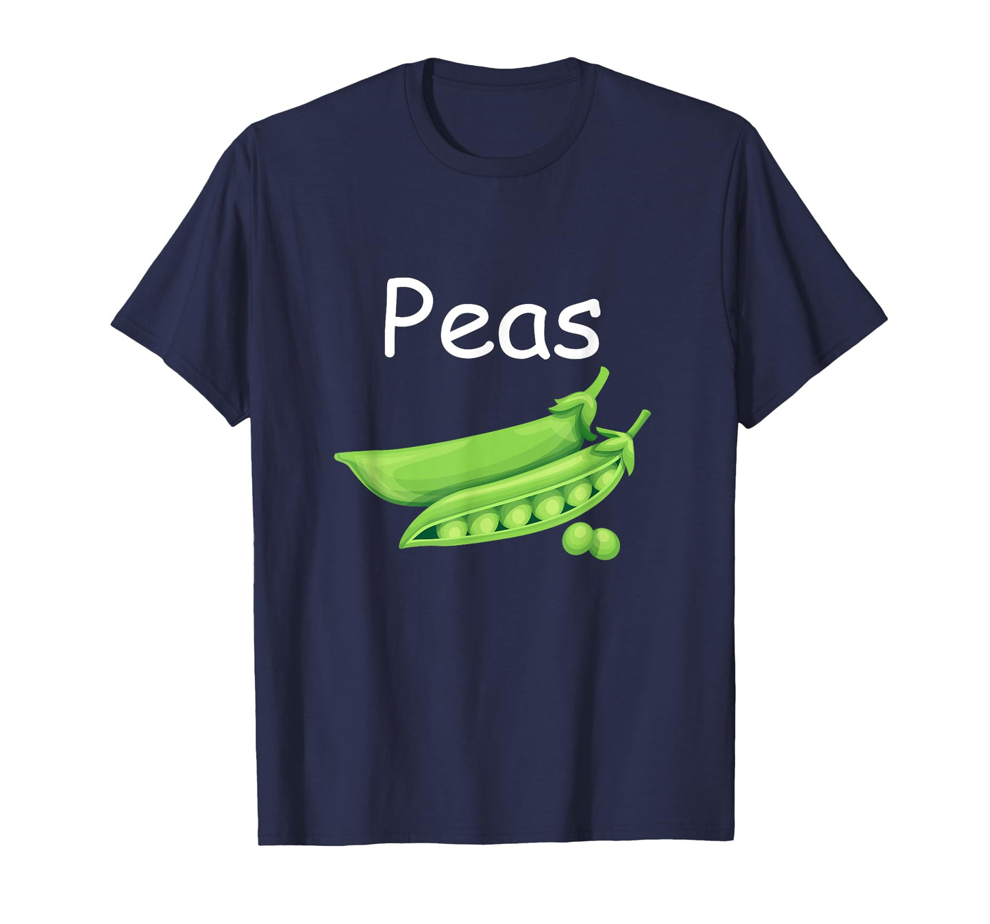 Funny Family Matching Halloween Costumes Peas and Carrots T-Shirt