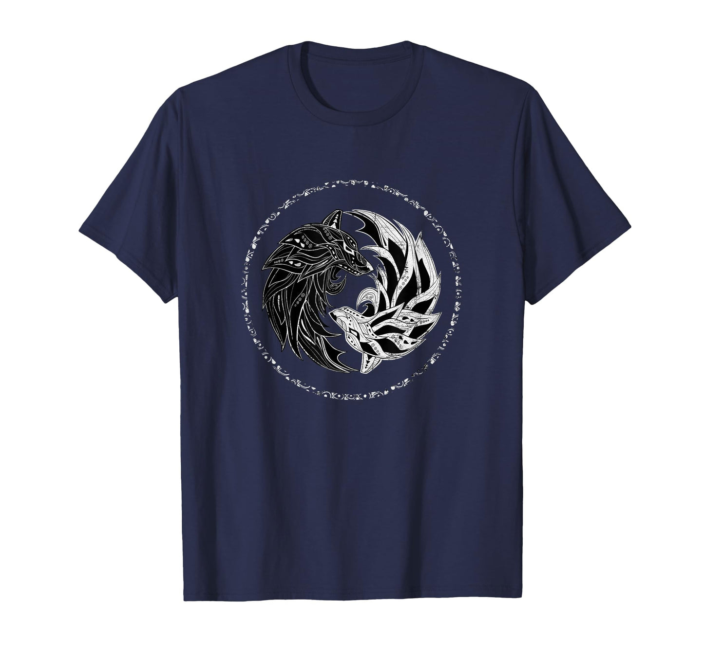 Yin Yang, Wolf, Wolves, Yinyang, Chi Gong TaiChi, Yin-Yang Bagua T-Shirt