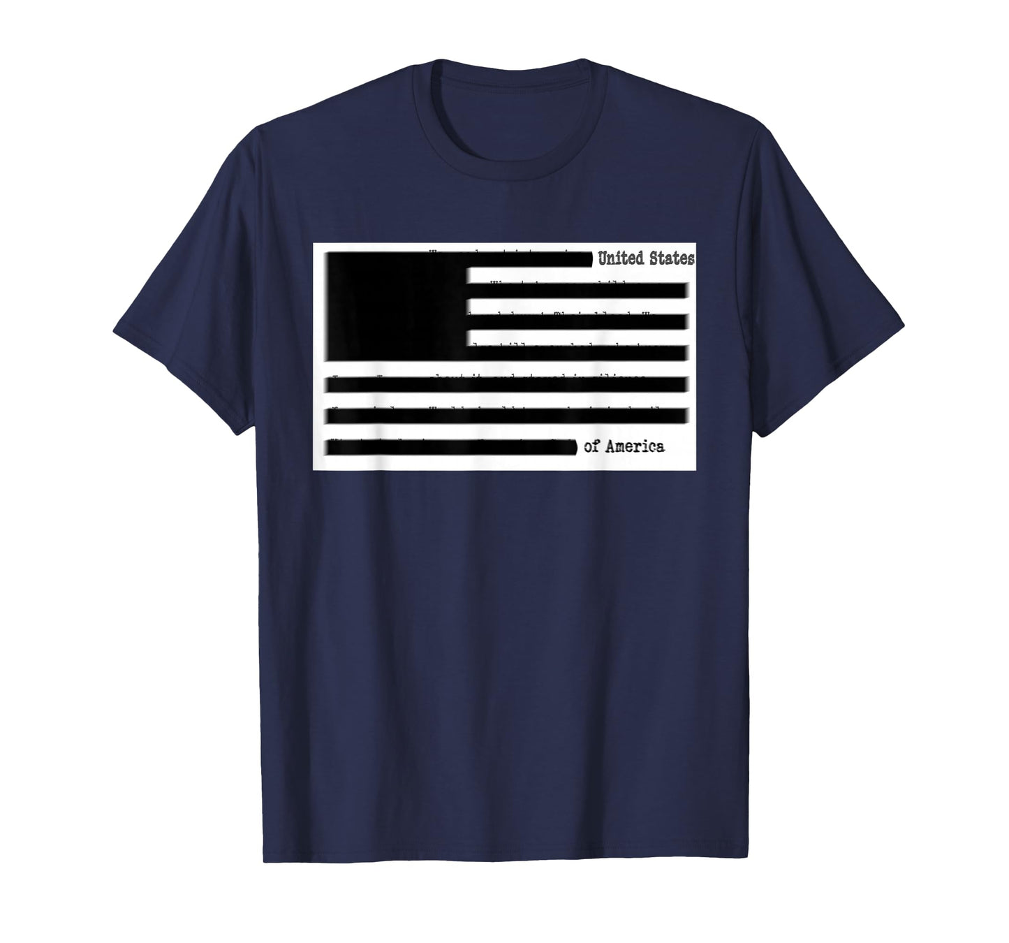Censored Documents American Flag – United States of America T-Shirt