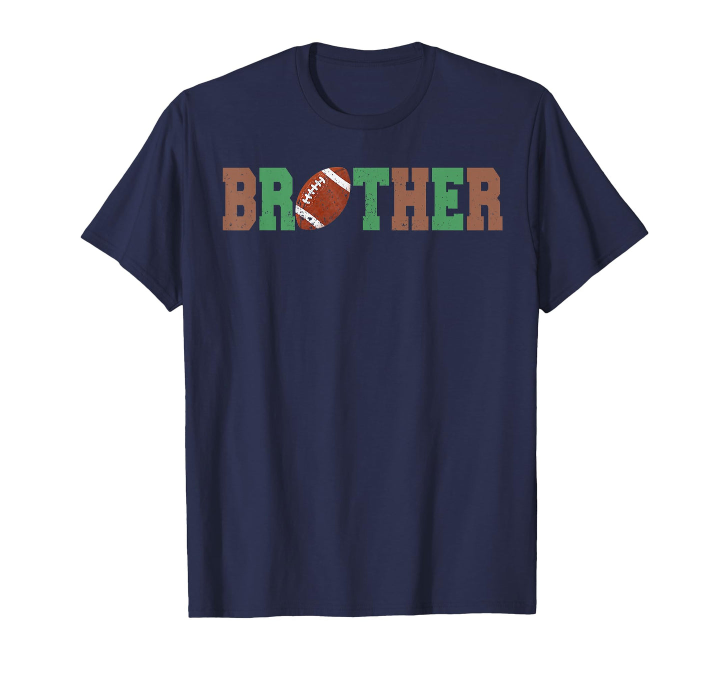 Brother of the 1 Year old Football 1st Year Down Birthday T-Shirt