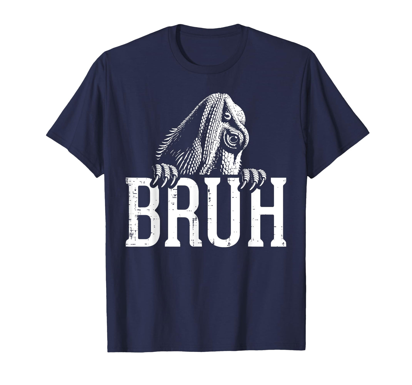 Bearded Dragon Bruh Funny Beardie Meme Reptile Women Men Kid T-Shirt