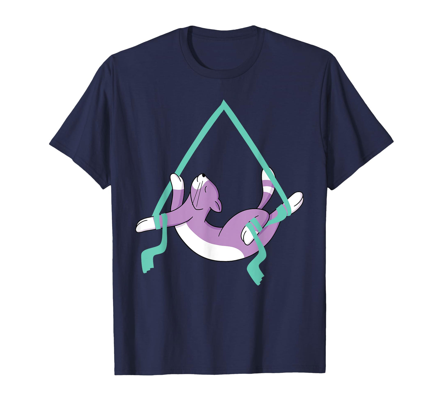 Aerialist Cat Aerial Profession Yoga Fitness T-Shirt for Men Women Girls Kids