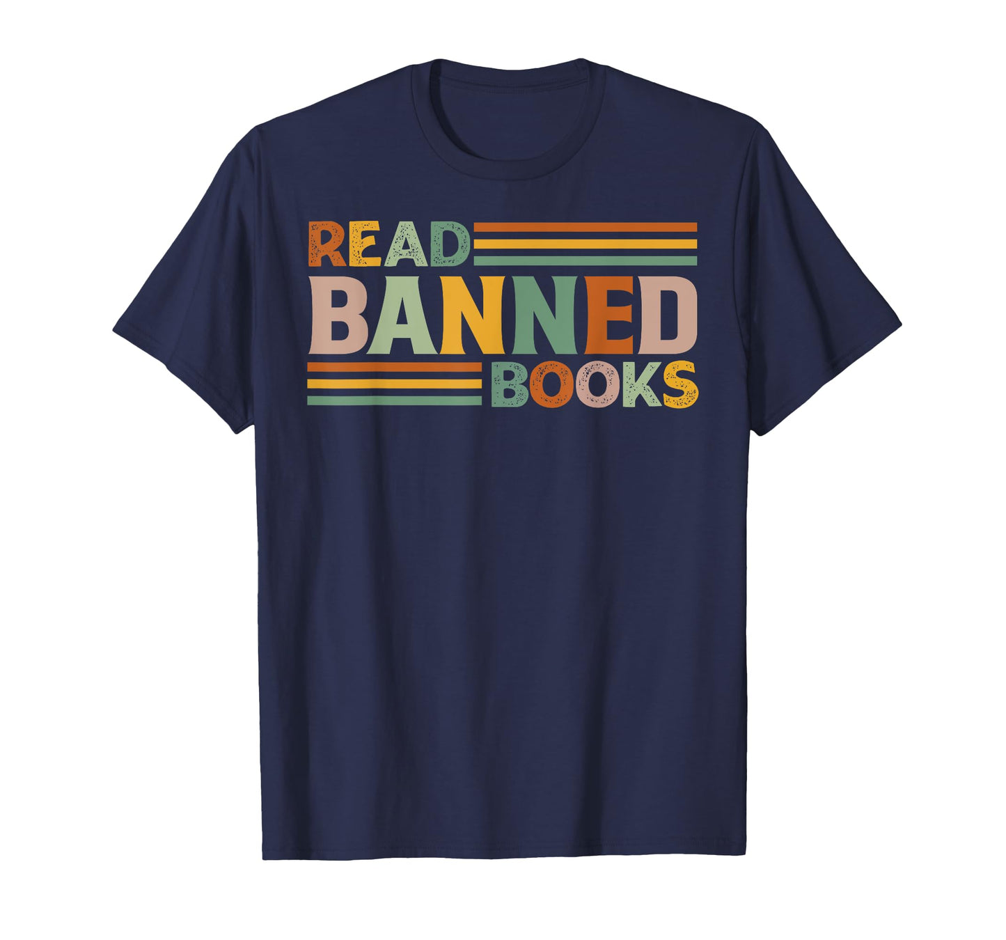 Cool Publication - Read - Old Stuff Read Banned Books T-Shirt - Unisex-Adults - Black - Small - Short Sleeve