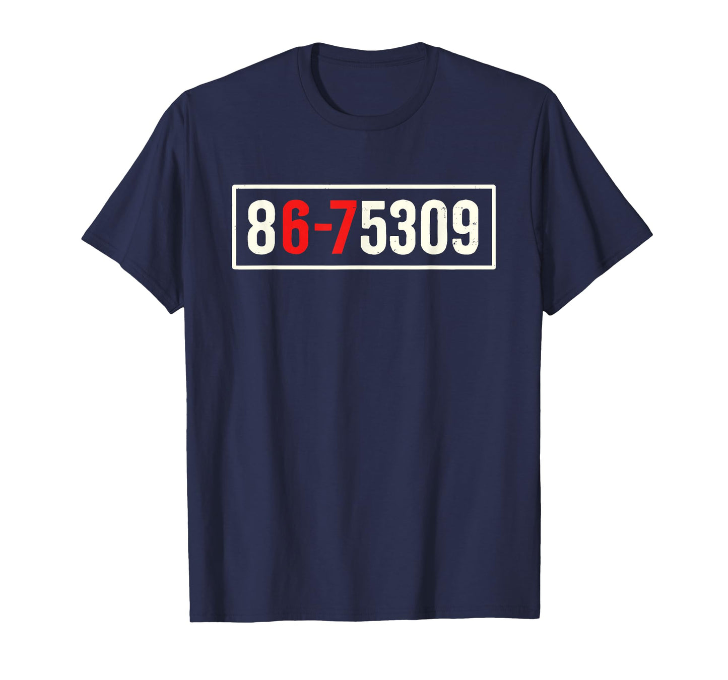 867-5309 Six Seven 6-7 Meme Vintage 80's Music T-Shirt