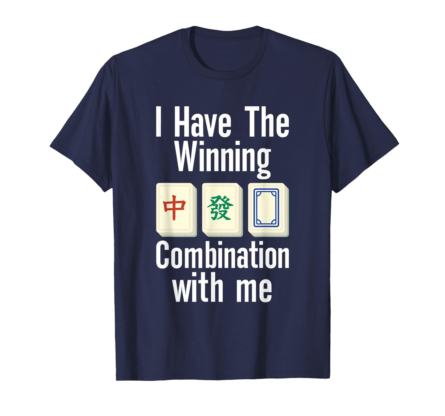 Chinese Game Player Mahjong Fan Cool Asian Tile Game T-Shirt