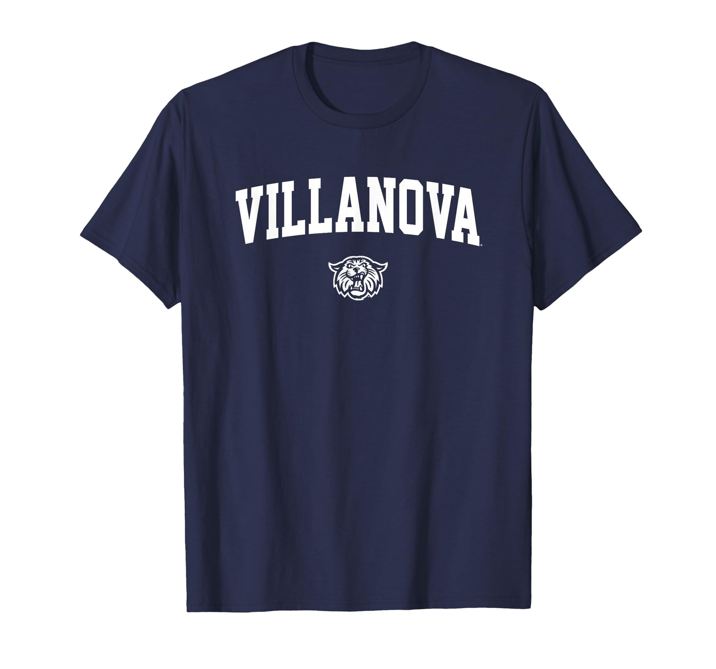 Villanova University Wildcats One Color Arch Logo T-Shirt