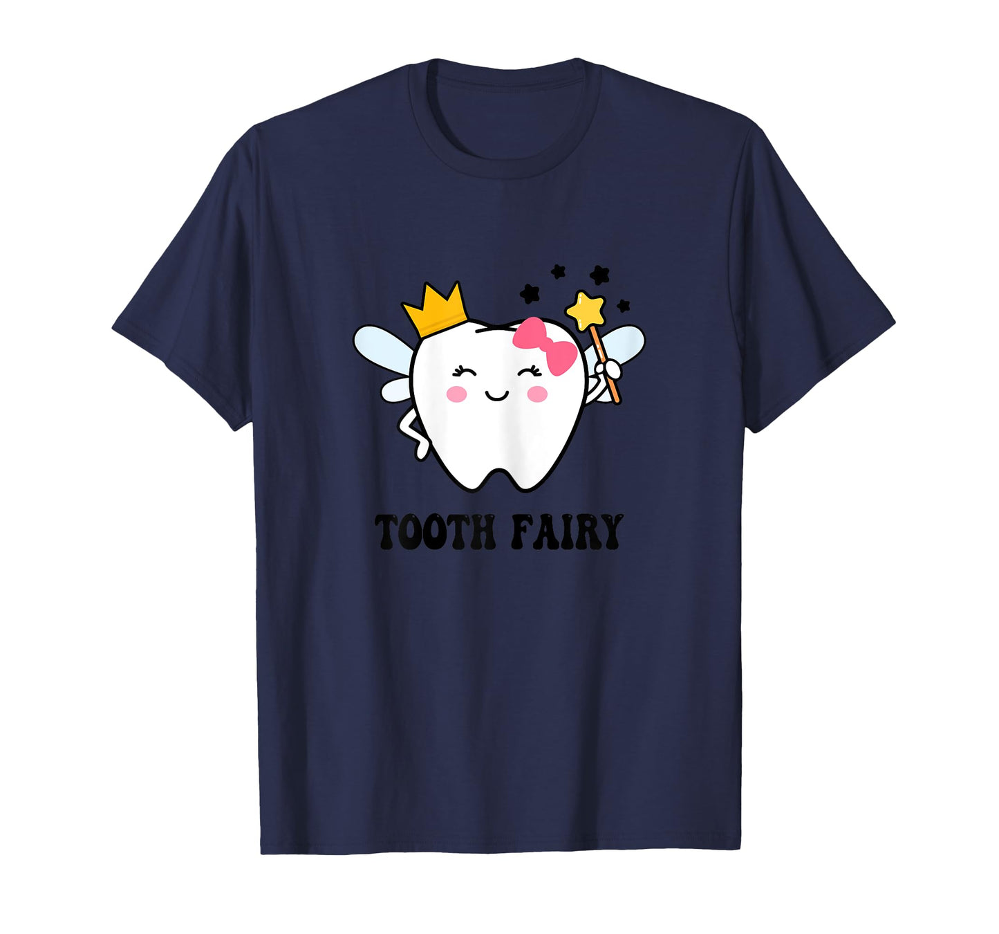 Cute Tooth Fairy Halloween Costume Women Kids Girls Xmas T-Shirt