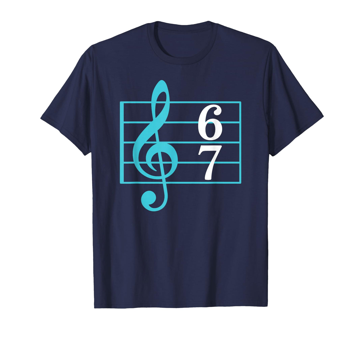 67 Music Meme Slang Six Seven Music Teacher Funny Musician T-Shirt
