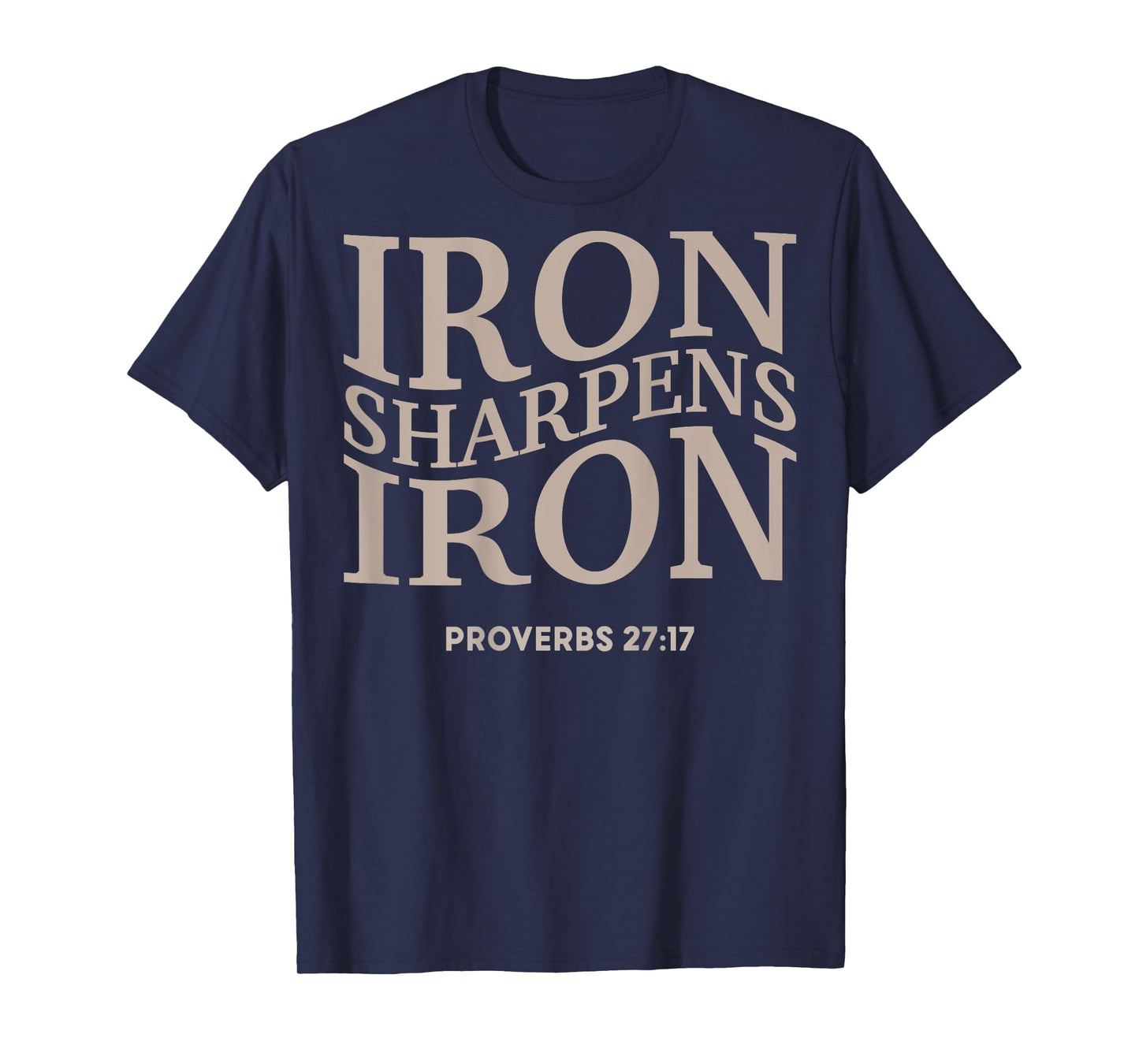 Kids Iron Sharpens Iron Youth Christian Jesus Women Men Boys T-Shirt
