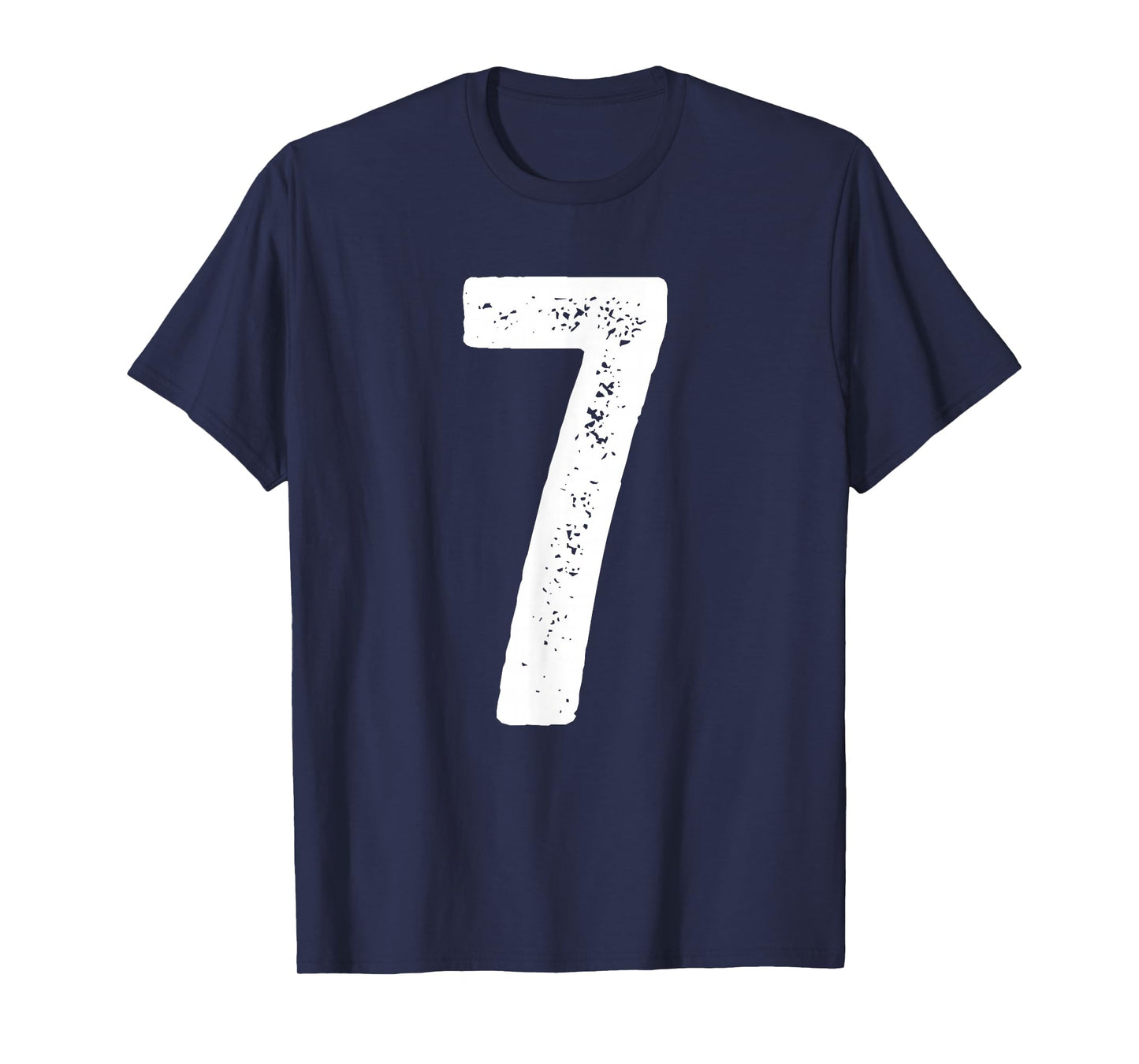 7th Birthday 7 Years Uniform Sports Team Jersey Number 7 T-Shirt
