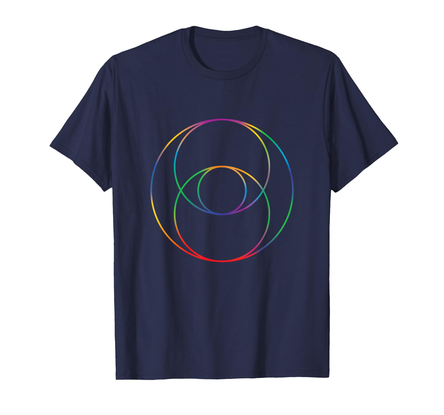 Sacred Geometry Vesica Piscis Geometric Pattern Chakra T-Shirt