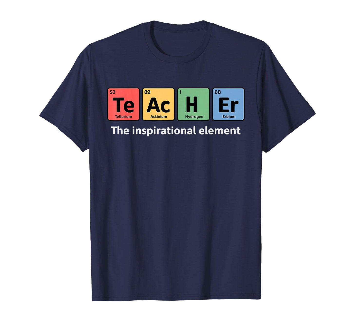 Inspirational Element Teacher Stay Positive Periodic Table T-Shirt