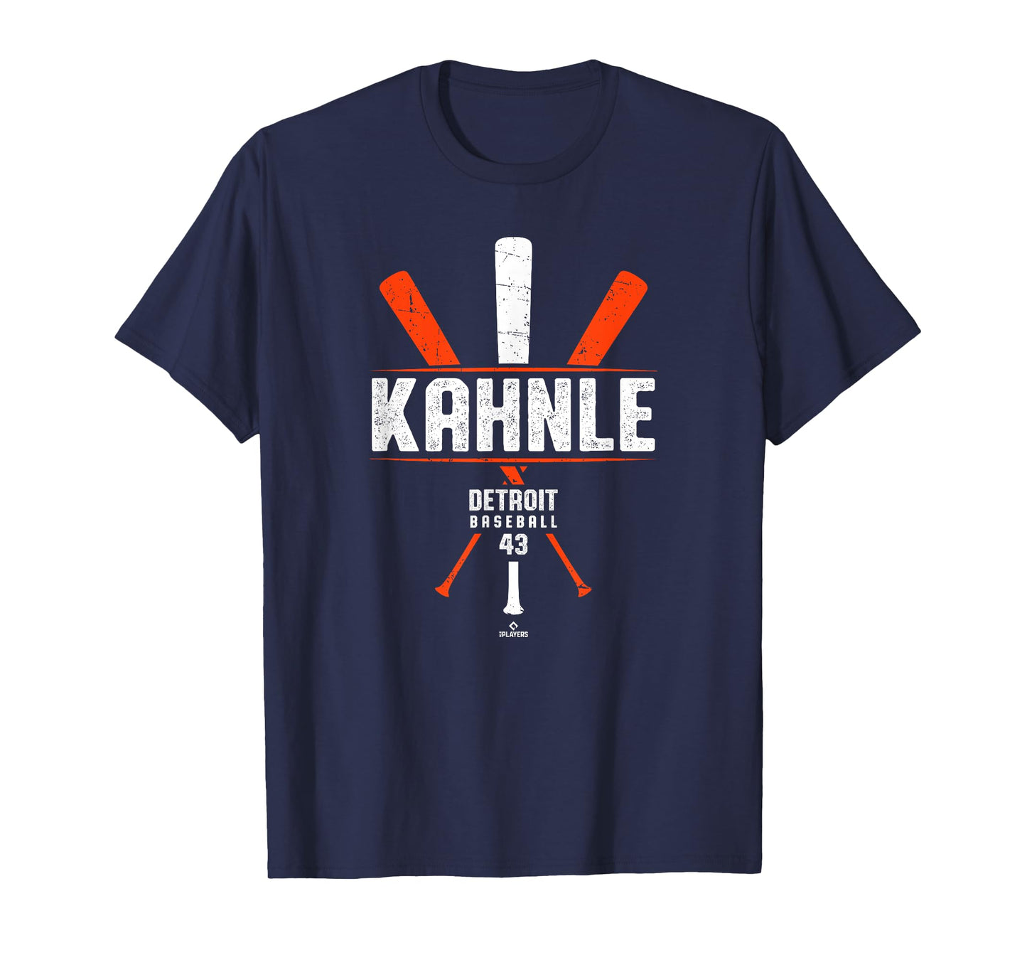 Vintage Baseball Bat Gameday Tommy Kahnle Detroit Baseball T-Shirt
