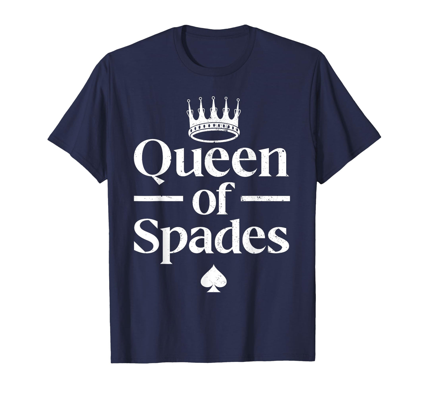Queen of Spades Design for Women Girl Card Game Spades Lover T-Shirt