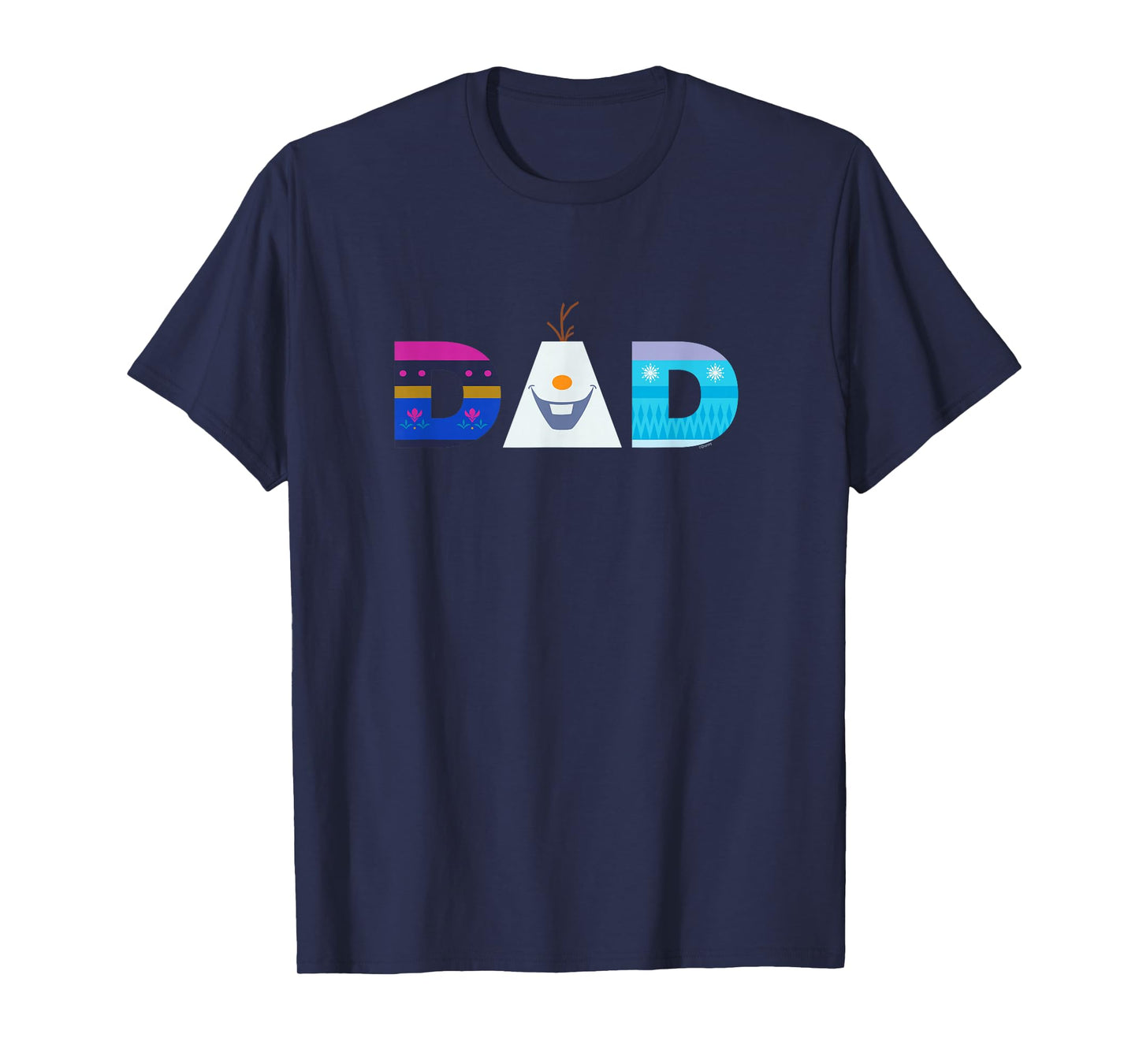 Disney Frozen Elsa Anna Olaf Dad Father's Day Birthday T-Shirt