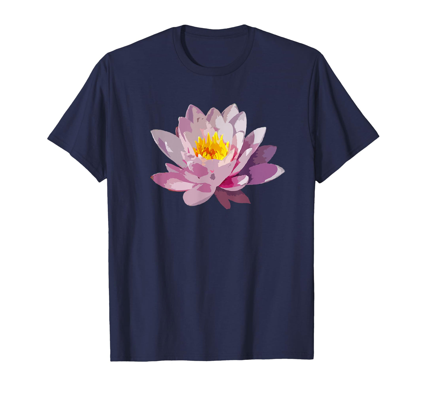 Flower Water Lily Pink Gardener Feminine Yoga Lotus Gift T-Shirt
