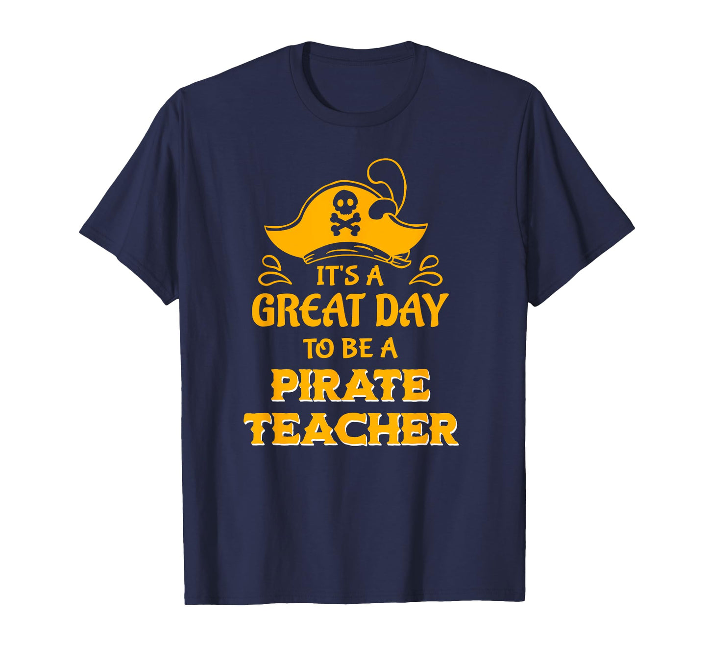 Pirate Teacher Theme for School Staff Showing Mascot Spirit T-Shirt