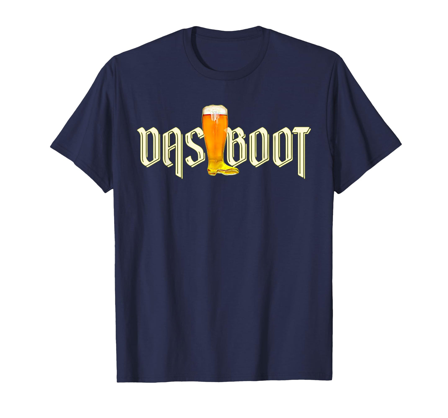 Das Boot Funny German Beer Vintage Oktoberfest Men T-Shirt