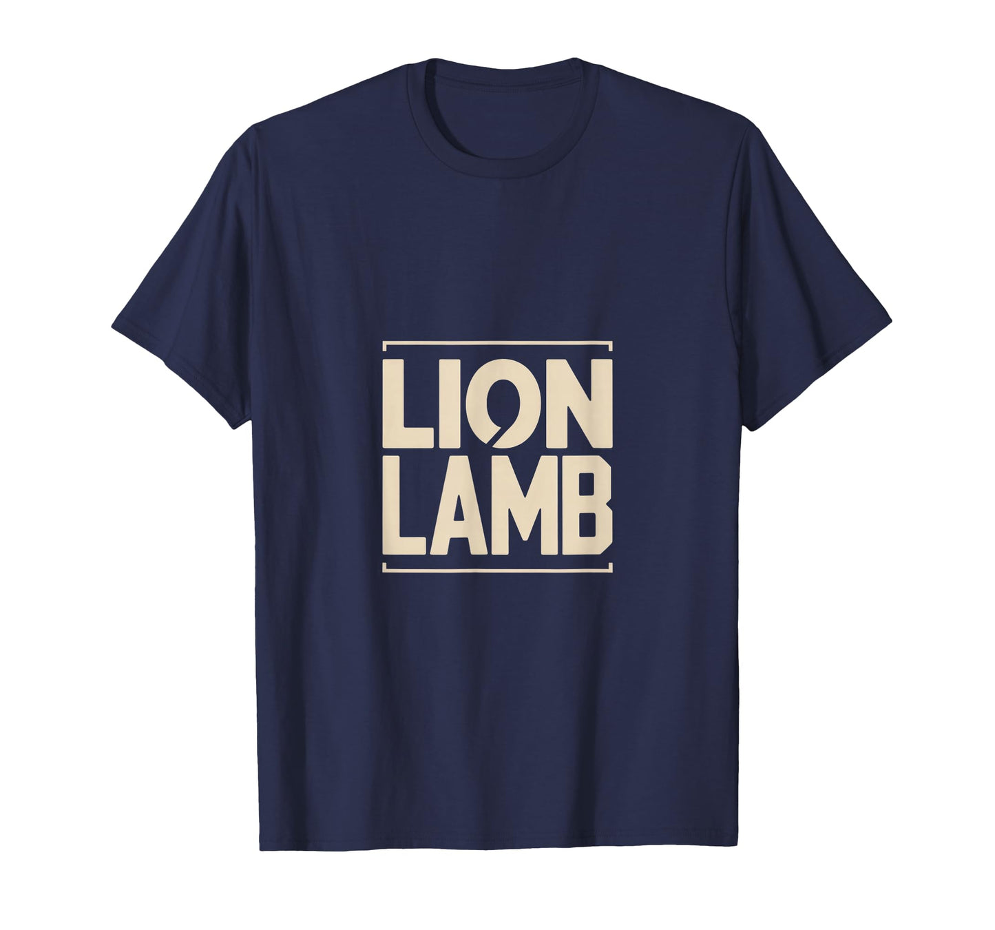 Lion Lamb Christian Jesus Symbol Faith Scripture T-Shirt