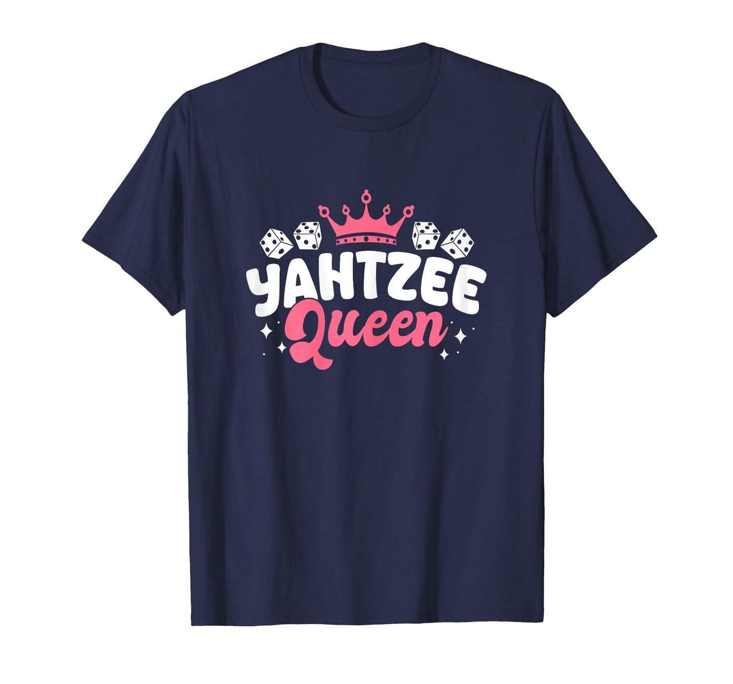 Yahtzee Queen Dice Game T-Shirt