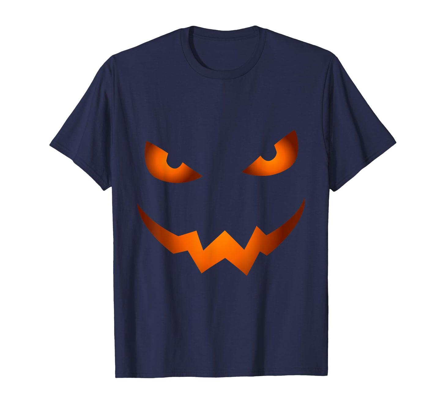 Scary Jack O Lantern Pumpkin Face Halloween Costume T-Shirt