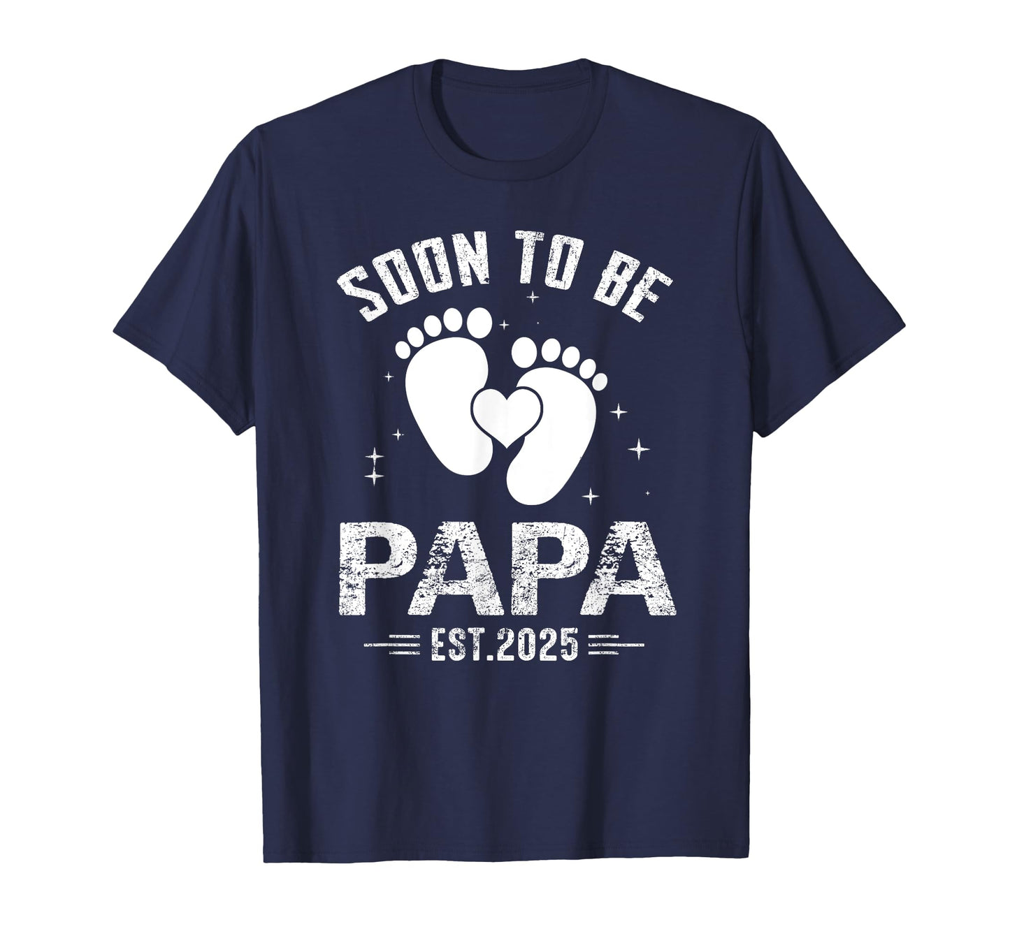 Mens Soon To Be Papa Est. 2025 New Papa again 2025 T-Shirt