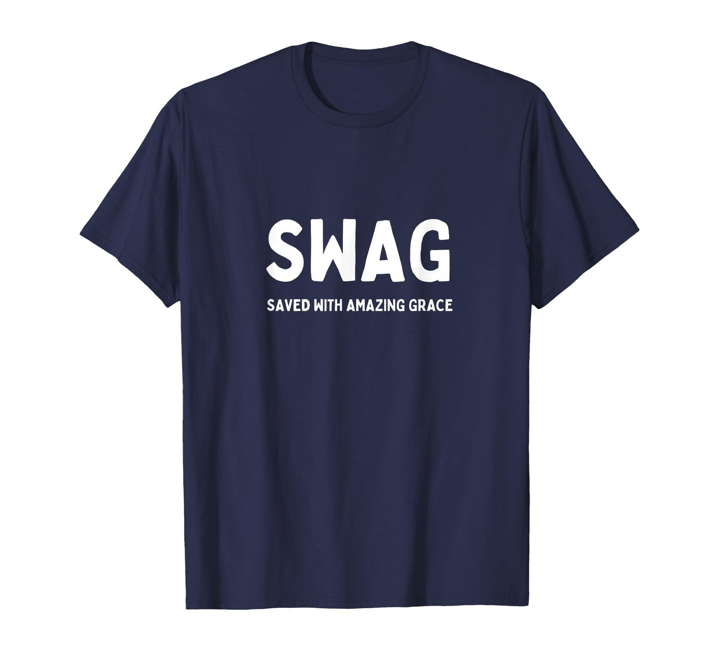 Swag Saved with Amazing Christian Acronym Faith Graphi T-Shirt