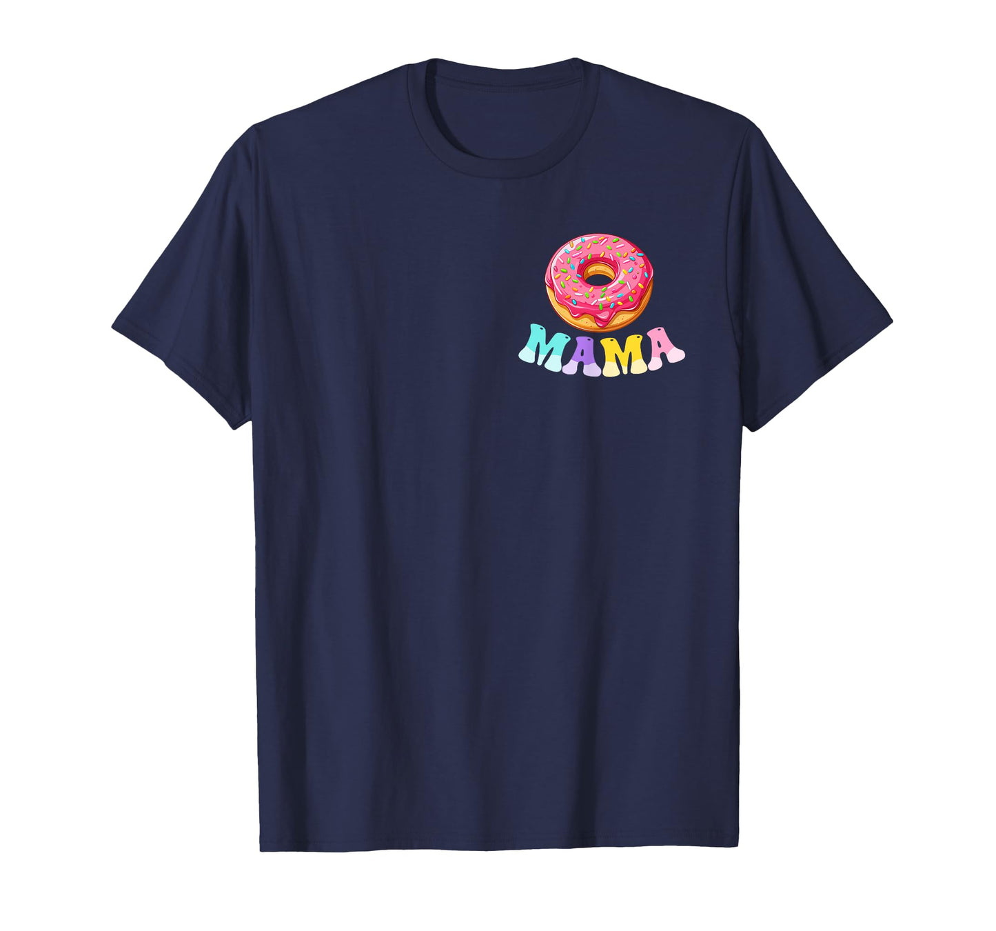 Mama of First Birthday Girl Donut Lovers Family Matching T-Shirt