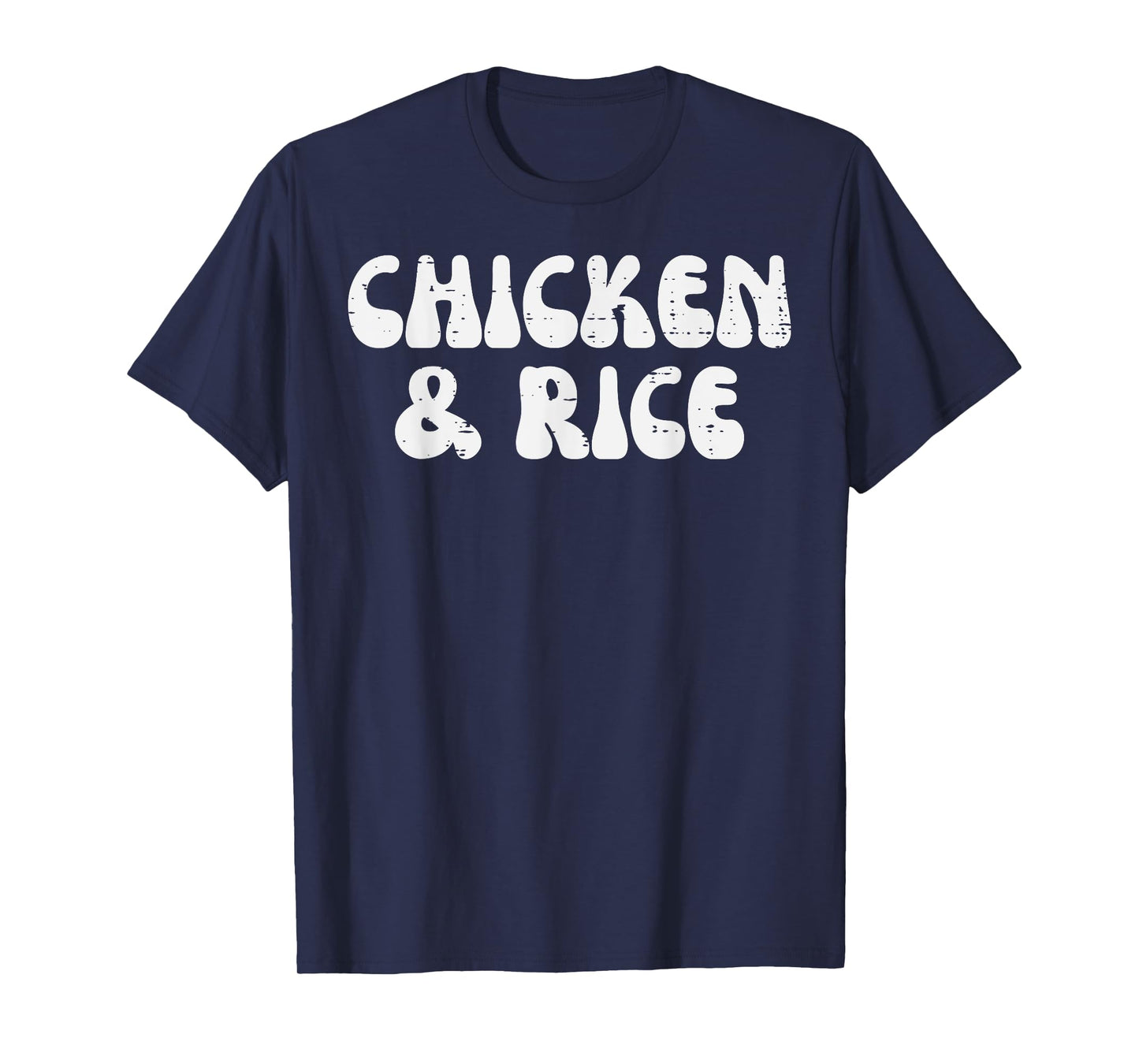 Gym Chicken And Rice Funny Workout Diet Fitness Men Women T-Shirt