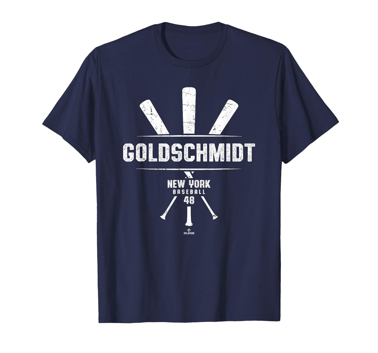 Vintage Baseball Bat Gameday Paul Goldschmidt New York T-Shirt