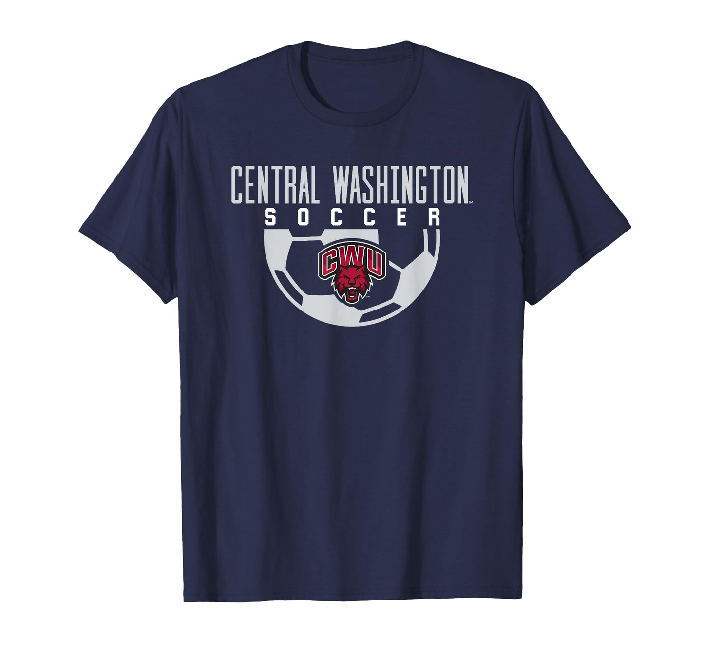 Central Washington University Wildcats Soccer Arch T-Shirt